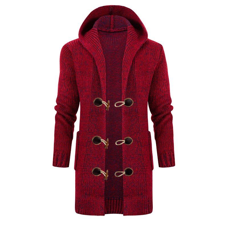 Men's Sweater European And American Style Mid-length Cardigan – Bild 3