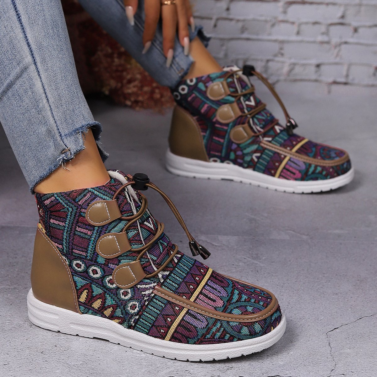 Fashionable Warm Women's Casual Boots – Bild 2