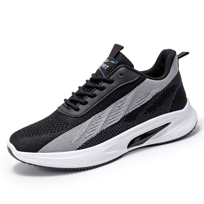 Color-blocked Mesh Sneakers Men Breathable Comfortable Casual Fashion Lace Up Wear-resistant Walking Running Sports Shoes – Bild 10