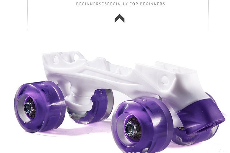 PU Full Children's Roller Skates Double Row – Bild 4