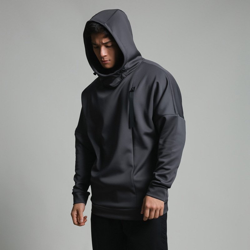 High Collar Sports Sweater For Men Loose – Bild 5
