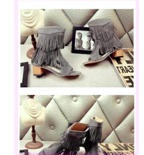 Summer Fish Mouth Hollow Boots Female – Bild 2