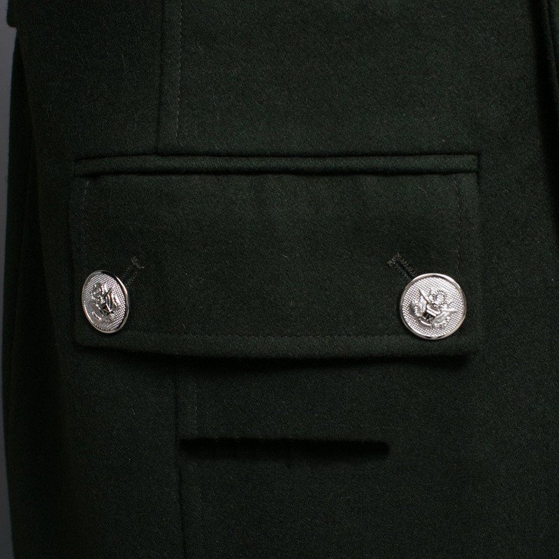 Double-row Retro Woolen Coat Man – Bild 4