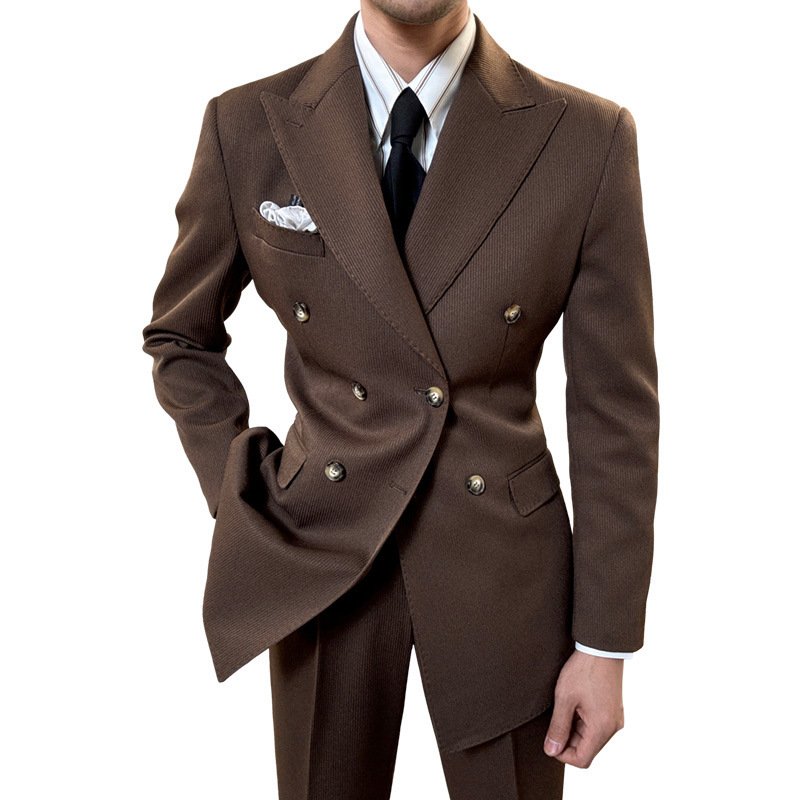 Spring Double Breasted Closure Collar Suit – Bild 5